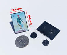 Load image into Gallery viewer, La Dama Pin For Caps And Clothing Enamel Badge Pin Loteria Pin Mexico Pin Mexican Pin Polaca Game Pin Lady Pin