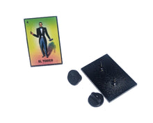 Load image into Gallery viewer, El Toxico Pin For Caps And Clothing Enamel Badge Pin Loteria Pin Mexico Pin Pin Mexican Pin Polaca Game Pin