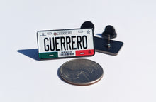 Load image into Gallery viewer, Guerrero Car Plate Pin For Caps And Clothing Enamel Badge Pin GRO Original Mexico plate Pin Mexican Pin Guerrero Pin
