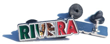 Load image into Gallery viewer, Pin Rivera Pin For Caps And Clothing Enamel Badge Pin Rivera Mexican Letters Pin Mexican Flag Pin Latino Pin Mexico Pin