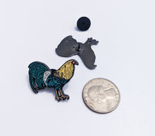Load image into Gallery viewer, Pin Rooster Pin For Caps And Clothing Enamel Badge Pin Gallo Gallero Pin Mexican Pin Latino Pin Mexico Pin Rooster Farm Pin