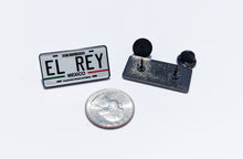 Load image into Gallery viewer, El Rey Car Plate Pin For Caps And Clothing Enamel Badge PinEl Rey Mexico plate Pin Mexican Pin Mexico Pin