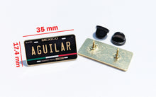 Load image into Gallery viewer, Aguilar Pin For Caps And Clothing Enamel Badge Pin Mexican Pin Mexican Flag Pin Aguilar Mexico Pin Hispanic Pin