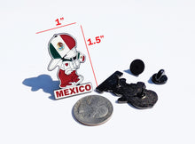 Load image into Gallery viewer, Mexico Pin For Caps And Clothing Enamel Badge Pin Mexican Boy Pin Mexican Flag Pin