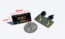 Load image into Gallery viewer, Perez Pin For Caps And Clothing Enamel Badge Pin Mexican Pin Mexican Flag Pin Perez Mexico Pin Hispanic Pin