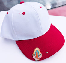 Load image into Gallery viewer, Clip VIrgen de Guadalupe Pin for Caps Clothing Enamel Badge Pin Guadalupana Pin For Caps And Clothing Enamel Badge Religious pin Virgin Mary