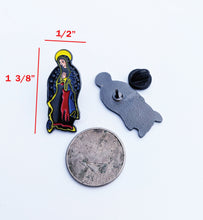 Load image into Gallery viewer, Pin VIrgen de Guadalupe Pin for Caps Clothing Enamel Badge Pin Guadalupana Pin For Caps And Clothing Enamel Badge Religious pin Virgin Mary #2