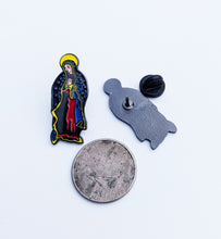 Load image into Gallery viewer, Pin VIrgen de Guadalupe Pin for Caps Clothing Enamel Badge Pin Guadalupana Pin For Caps And Clothing Enamel Badge Religious pin Virgin Mary #2