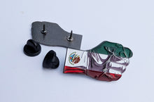 Load image into Gallery viewer, Mexico Fist Pin For Caps And Clothing Enamel Badge Pin Mexico Pin Mexican flag Pin Mexico Arm Pin