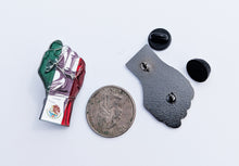 Load image into Gallery viewer, Mexico Fist Pin For Caps And Clothing Enamel Badge Pin Mexico Pin Mexican flag Pin Mexico Arm Pin