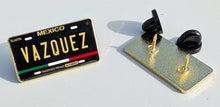 Load image into Gallery viewer, Vazquez Pin For Caps And Clothing Enamel Badge Pin Mexican Pin Mexican Flag Pin Vazquez Mexico Pin Hispanic Pin