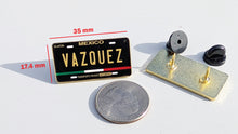 Load image into Gallery viewer, Vazquez Pin For Caps And Clothing Enamel Badge Pin Mexican Pin Mexican Flag Pin Vazquez Mexico Pin Hispanic Pin