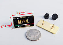 Load image into Gallery viewer, Bernal Pin For Caps And Clothing Enamel Badge Pin Mexican Pin Mexican Flag Pin Bernal Mexico Pin Hispanic Pin