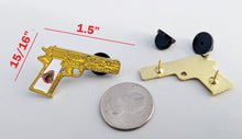 Load image into Gallery viewer, Gun Virgin MaryPin For Caps And Clothing Enamel Badge Pin Firearm with Virgen Maria Pin Gun Pin Guadalupe Pin Arma Pin