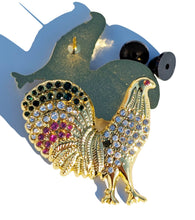 Load image into Gallery viewer, Pin Rooster For Caps And Clothing Enamel Badge Gallo Gallero Mexican Pin Latino Pin Mexico Rooster Farm