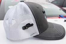 Load image into Gallery viewer, Pin White Truck Pin For Caps And Clothing Enamel Badge Pick Up Truck Pin Trucking Pins White with Stripes Pick Up Truck