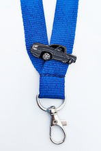 Load image into Gallery viewer, Pin White Truck Pin For Caps And Clothing Enamel Badge Pick Up Truck Pin Trucking Pins White with Stripes Pick Up Truck