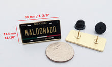 Load image into Gallery viewer, Maldonado Pin For Caps And Clothing Enamel BadgeMexican Flag Pin Maldonado Mexico Pin
