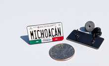 Load image into Gallery viewer, Michoacan Car Plate Pin For Caps And Clothing Enamel Badge Pin MICH Original Mexico plate Mexican #2