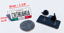 Load image into Gallery viewer, Chihuahua Car Plate Pin For Caps And Clothing Enamel Badge Pin CHIH Original Mexico plate Mexican #2