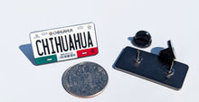 Load image into Gallery viewer, Chihuahua Car Plate Pin For Caps And Clothing Enamel Badge Pin CHIH Original Mexico plate Mexican #2