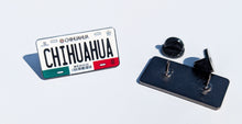 Load image into Gallery viewer, Chihuahua Car Plate Pin For Caps And Clothing Enamel Badge Pin CHIH Original Mexico plate Mexican #2