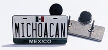 Load image into Gallery viewer, Michoacan Car Plate Pin For Caps And Clothing Enamel Badge Pin MICH Original Mexico plate Mexican #3