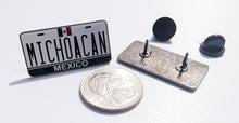 Load image into Gallery viewer, Michoacan Car Plate Pin For Caps And Clothing Enamel Badge Pin MICH Original Mexico plate Mexican #3