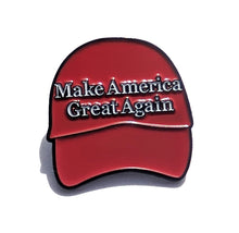 Load image into Gallery viewer, Make America Great Again Pin For Caps And Clothing Enamel Badge Pin Red Cap Hat American Pride USA