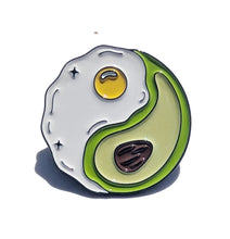 Load image into Gallery viewer, Avocado Pin For Caps And Clothing Enamel Badge Egg Avocado Cartoon Pin
