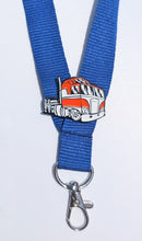 Load image into Gallery viewer, Pin Orange 18 Wheeler for Caps Clothing Enamel Badge Pin Red trailer Box Truck