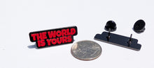Load image into Gallery viewer, Pin The World is yours Hand for Caps Clothing Enamel Badge Pin The World is yours