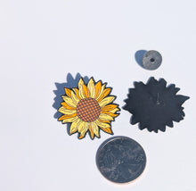 Load image into Gallery viewer, Sunflower Pin for Caps Clothing Enamel Badge Pin For Caps And Clothing Enamel Badge Sunbloom Turnsole Girasol