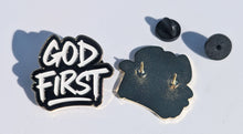 Load image into Gallery viewer, God Firsts Pin for Caps Clothing Enamel Badge Pin For Caps And Clothing Enamel Badge Religious Christian Catholic faith Jesus Christ