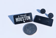 Load image into Gallery viewer, Houston Car Plate Pin for Caps Clothing Enamel Badge Pin Texas Houstonian TX 35mm