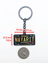 Load image into Gallery viewer, Nayarit Metal Keychain Souvenir Keyring Mexican NAY Pride Mexico State llavero