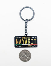 Load image into Gallery viewer, Nayarit Metal Keychain Souvenir Keyring Mexican NAY Pride Mexico State llavero