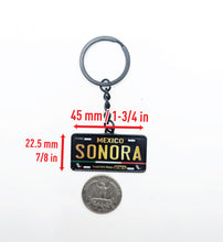 Load image into Gallery viewer, Sonora Metal Keychain Souvenir Keyring Mexican SON Pride Mexico State llavero