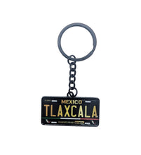 Load image into Gallery viewer, Tlaxcala Metal Keychain Souvenir Keyring Mexican TLAX Pride Mexico State llavero