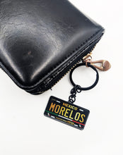 Load image into Gallery viewer, Morelos Metal Keychain Souvenir Keyring Mexican MOR Pride Mexico State llavero