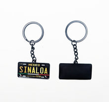 Load image into Gallery viewer, Sinaloa Metal Keychain Souvenir Keyring Mexican SIN Pride Mexico State llavero