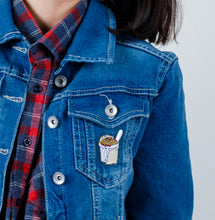 Load image into Gallery viewer, Elote en Vaso Pin For Caps And Clothing Enamel Badge Brooches backpack Embellishments Corn in a Cup