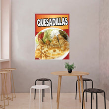 Load image into Gallery viewer, Quesadillas Decal Window Sticker Mexican Food Truck Concession Vinyl Restaurant Quesadilla #3