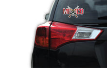 Load image into Gallery viewer, Mexico W/ Rifles Decal Car Window Laptop Vinyl Sticker MexicanAdhesive Trokas sticker