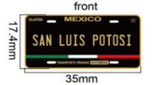 Load image into Gallery viewer, Pin San Luis POtosi Car Plate Pin For Caps And Clothing Enamel Badge Pin SLP Mexico