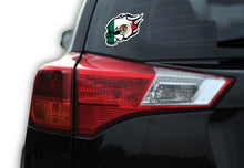 Load image into Gallery viewer, Mexican Skull w Flames Decal Car Window Laptop Map Vinyl Sticker Human Skeleton Death MX