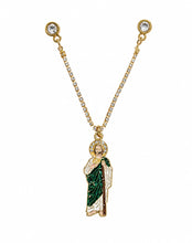 Load image into Gallery viewer, St Jude Pin Chain for Caps Clothing Enamel Badge San Judas Pin For Caps And Clothing Enamel Badge Religious