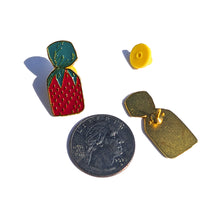 Load image into Gallery viewer, Strawberry Candy Pin For Caps And Clothing Enamel Badge Brooches backpack Embellishments Dulce de Fresa Pin