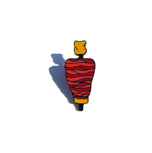 Load image into Gallery viewer, Trompo Meat Pin For Caps And Clothing Enamel Badge Brooches backpack Mexican food Embellishments Carne de Trompo Pin Grilled Skewers