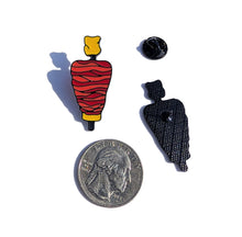 Load image into Gallery viewer, Trompo Meat Pin For Caps And Clothing Enamel Badge Brooches backpack Mexican food Embellishments Carne de Trompo Pin Grilled Skewers